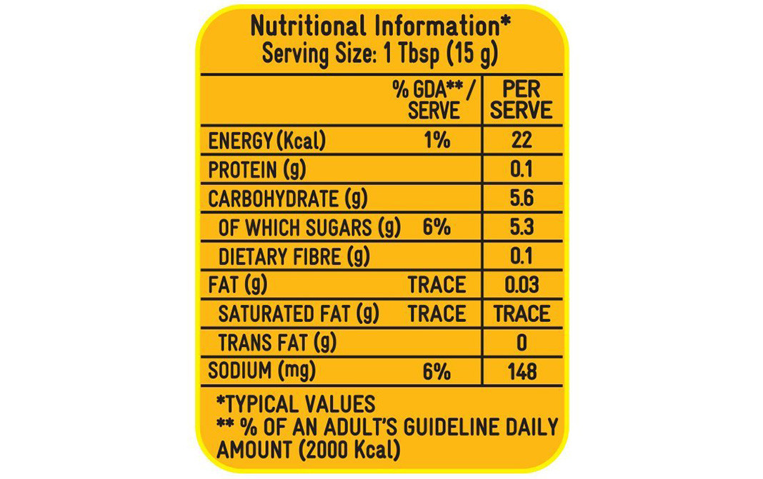 Kissan Twist Sweet & Spicy Sauce Glass Bottle 1 kilogram Reviews Nutrition Ingredients